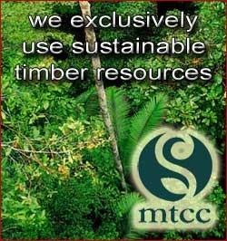 We use sustainable resources